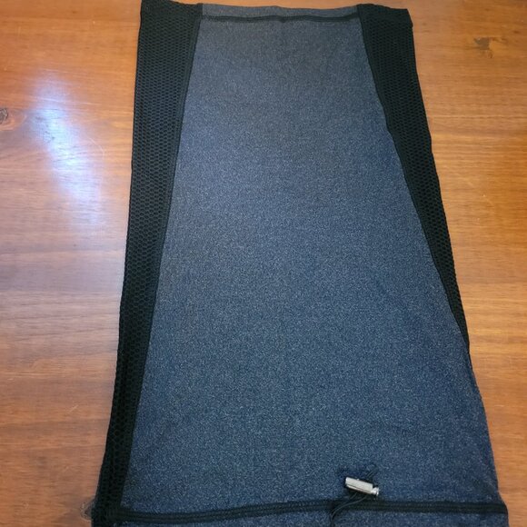 Black Gray Cinchable Gaiter - Picture 10 of 11